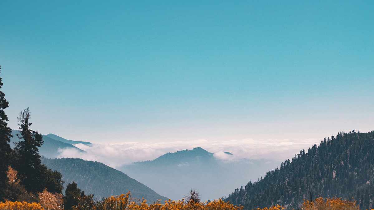 mountain range background